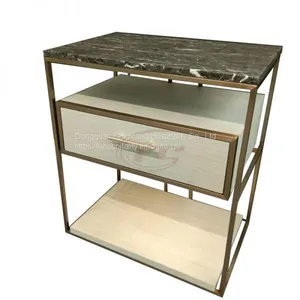 Hotel Nightstand With 1pc Drawer and Stone Top thumbnail-1