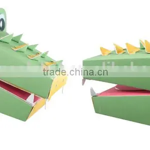 Make Your Own Paper Craft DIY Crocodile Animal Puppet Kit thumbnail-4