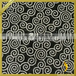 Fashionable Crystal Rhinestone Mesh Trimming Sheet Hotfix for Garment Accessories FRM-192 Supplier's Choice thumbnail-2