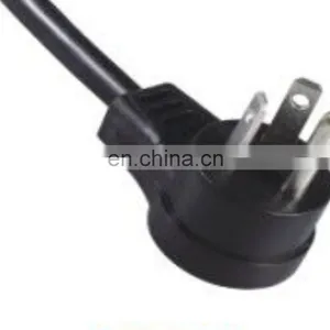277V Power Cord One End With 3PIN Angle Plug 7-15P Extension 3 Prong Power Cord thumbnail-1