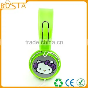 Hot Fashion Stylish on Sale Popular KT Style Green Headphone thumbnail-4