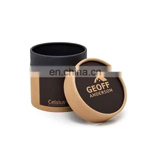 Bio-friendly Accessory Box Custom Kraft Paper Tube Brown Cardboard Tube Packaging thumbnail-1