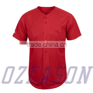 2016 Newest Customized Sublimation Design Buttons Wholesale Women Baseball t Shirt on Sale thumbnail-3