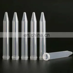 PE/PP/PS Plastic Flat Bottom Test Tube With Screw Cap thumbnail-1