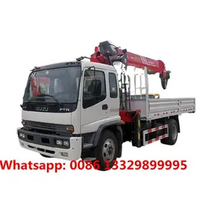 Isuzu Brand 4*2 LHD FVR 6.3T Telescopic Crane Boom Mounted on Truck for Sale thumbnail-4