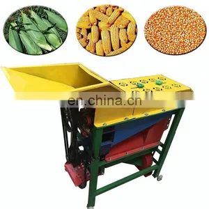 Small Electrical Farm Corn Sheller and Thresher Combined Shelling Threshing Machine thumbnail-4