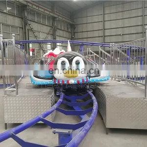 Family Roller Coaster Penguin Spinning Car Amusement Theme Park Rail Road Rides for Sale thumbnail-2