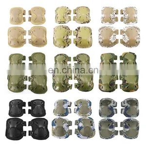 Factory Custom Safety Motorcycle Sports Protection Outdoor Tactics Fighting Combat Tactical Elbow Knee Pads thumbnail-1