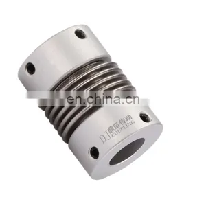 DR Aluminum Alloy Bellows Setscrew Shaft Coupling Motor Bellows Motor Shaft Coupling thumbnail-3