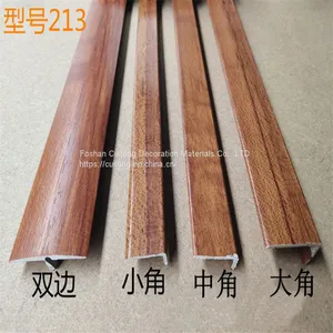 Solid Wood Composite Wood Floor Threshold Sealing Strip PVC Door Crossing Strip T-shaped Buckle Laminate Floor Sealing Line thumbnail-2