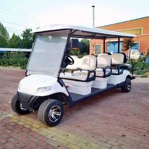 Foldable Rear Seat Golf Cart, 6+2 Seat Golf Cart, 8 Person Seat thumbnail-5