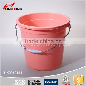 Cheap Cylindrical Shaped Plastic Bucket With Handle thumbnail-1