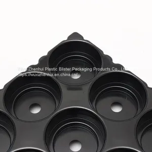 Black Plastic Blister Trays Blister Vacuum Forming Packaging Inner Pallets thumbnail-5
