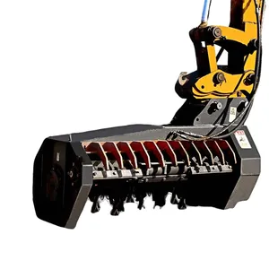 Lawn Mowers Modified From Excavators Are Used for Farm Reclamation and Shrub Shredders thumbnail-4