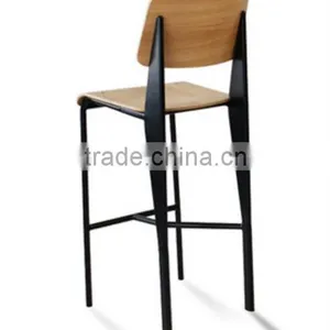 Jean Prouve Plywood Standard Bar Stool for Restaurant thumbnail-2