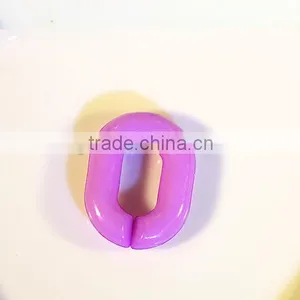 DIY Accessories 23 * 17 mm Acrylic Opening Lap Composable Chain Color Fluorescent Color Plastic thumbnail-4