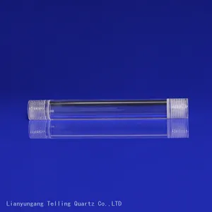 Quartz Tube With Thread Mouth At Both Ends thumbnail-1