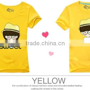 2015 OEM Cute Couple Shirt Design / Dri Fit Shirts Wholesale / Chinese Clothing Manufacturers thumbnail-4
