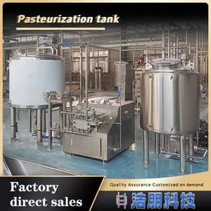 Pasteurization Tank, Industrial Milk, Juice, Beer, Yogurt, Cooling Tank, Factory Sterilization Equipment thumbnail-1