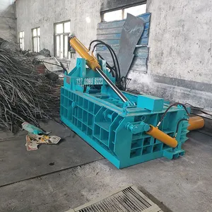 High Productivity Scrap Metal Baler Briquetting Machine With Pump for Aluminum Alloy Processing thumbnail-3