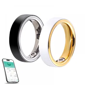Bluetooth Smart Ring: Heart Rate, Blood Pressure, Blood Oxygen, Body Temperature Monitoring, ECG, Step Counting, Sleep Tracking thumbnail-4