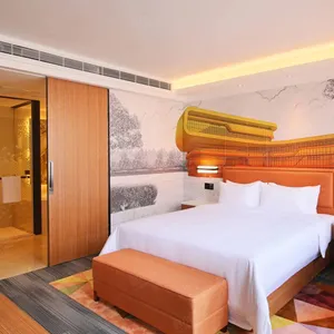 High-Grade 1.8 Meter Double Bed Beech Solid Wood 1.5 Meter Thick Feet Modern Design Queen Simple Bedroom Storage Bed for Wedding thumbnail-3