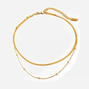 Factory Direct 304 Stainless Steel Necklace - Hypoallergenic & Non-Tarnish Design thumbnail-1