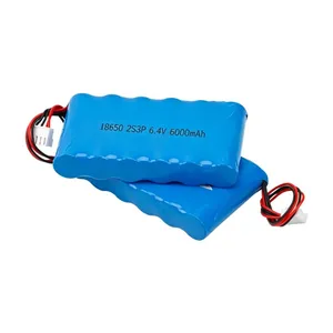 3.2V 18650 2000mAh Cylindrical Cell 2S3P 6.4V 6000mAh Lithium Iron Phosphate Batteries With Deep Cycle Life for Beauty Devices thumbnail-2