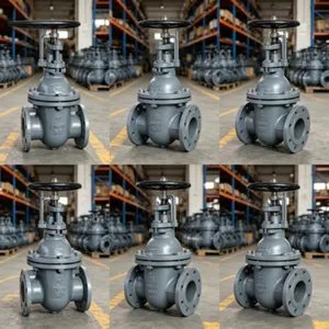 OEM Cast Iron DIN 3352 Marine Gate Valve With Handwheel Operation thumbnail-4