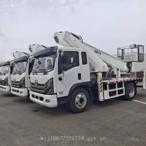 Dongfeng Export-type 23-meter Aerial Work Vehicle, Telescopic Boom Aerial Work Platform for Foreign Trade Maintenance thumbnail-1