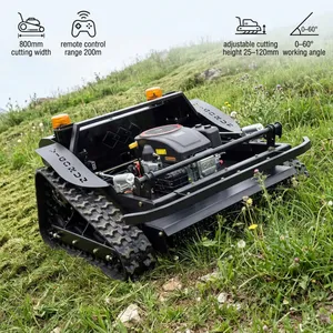 Vigorun VTLM800 RC Rubber Track Remote Control Weeding Machine for Slopes, Hillsides & Rough Terrain thumbnail-2