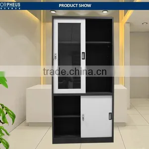 Hair Salon Used Modern Display Cabinet Steel Storage Cabinet Lock thumbnail-2
