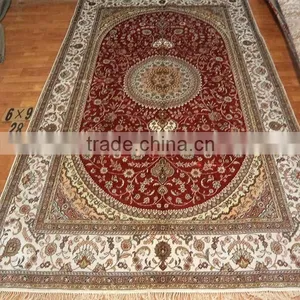 6X9ft Fashion Good Modern Design Flower Shape Cotton Floor Carpets thumbnail-6