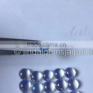 Wholesale Loose Gemstone Rainbow Moonstone Smooth Round Cabochon 6 MM thumbnail-4