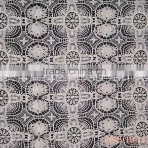 2016 New Lace Design 100% Cotton Full Lace Fabric For Garment thumbnail-2