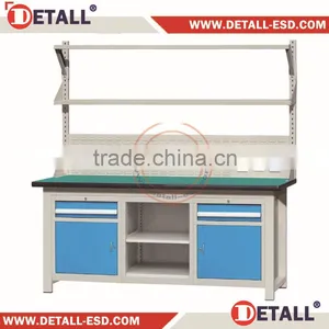 (DETALL) Tool Rolling Workbench for With Drawers and Sliding Door Cabinet for Technician thumbnail-2