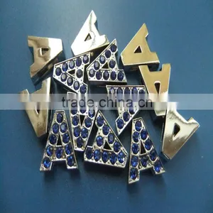 Compet Produce Blue 10MM Rhinestone Slide Bracelet Letters thumbnail-1