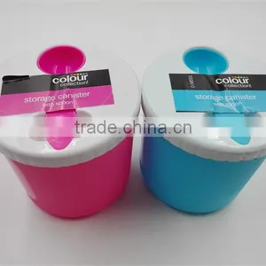 Plastic Storage Canister With Spoon thumbnail-3