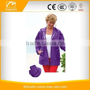 2016 Latest Design Women Plastic Raincoats thumbnail-1