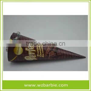 Food Grade Aluminum Foil Paper Sleeve For Ice Cream Cone thumbnail-3