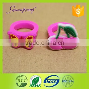 Hot Sale Soft PVC Finger Ring Can Custom Any Shape and Designs thumbnail-5