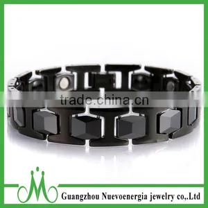High Quality Western Tungsten Bracelet Jewelry Wholesale China Bio Health Magnetic Bracelet thumbnail-3