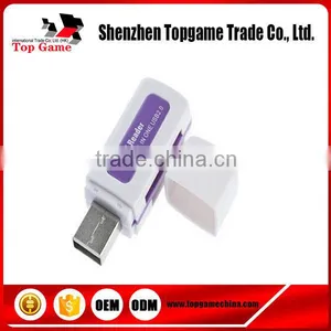 External USB 2.0 4 in 1 Multi Memory Card Reader For SD TF T-Flash M2 Card C1 thumbnail-4