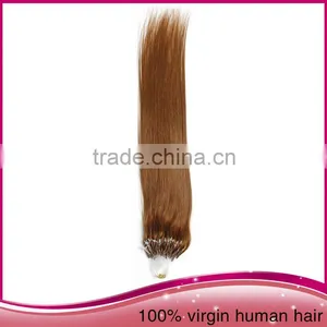 Wholesale Colorful Micro Ring Loop Hair Extension Bead India Virgin Human Hair Weave Extension thumbnail-3
