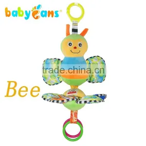 Babyfans Baby Rattle Colorful Flower Shaped Plush Baby Toys Hot Sale Baby Bed Hanging Toy thumbnail-6