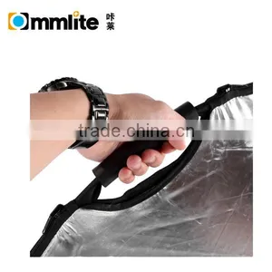 Double-hanger Hand-held 5-in-1 Folded Reflector Black/White/Silver/ Gold/Soft 60*90 thumbnail-2
