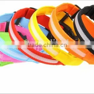Collar Led Night Light-up Flashing Glow In The Dark Led Cat Collar Led Dog Collar thumbnail-3