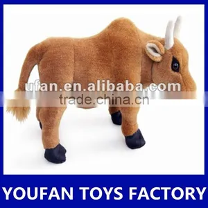 China Factory Lifelike Stuffed Animal Plush Cow Toy thumbnail-2