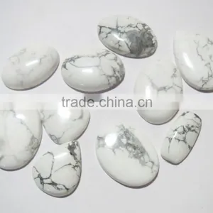 Natural Howlite AAA Grade Gemstone Cabochons thumbnail-3