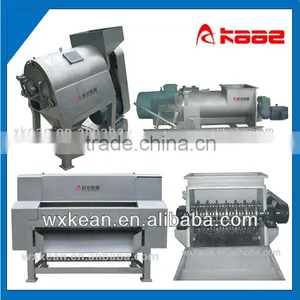 Complete Set Automatic Peach Puree Making Equipments Include Washing,stoning,crushing,pulping Machine thumbnail-1
